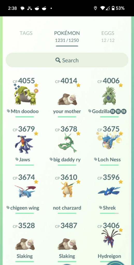 Time for me to hop on the guess my level trend