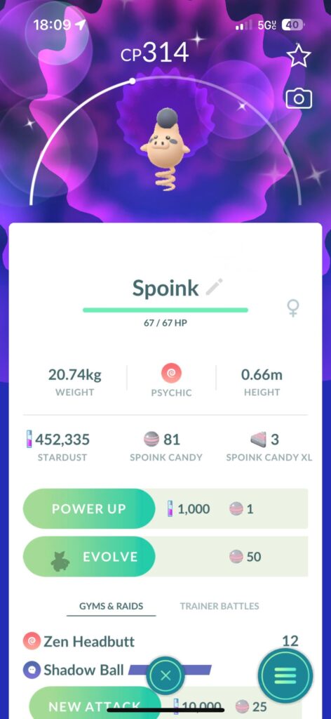 Finally got a shiny with my PoGPlus+