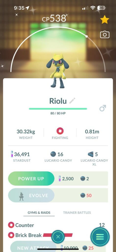 An egg gave me this.. 1 seen 1 caught and its shiny