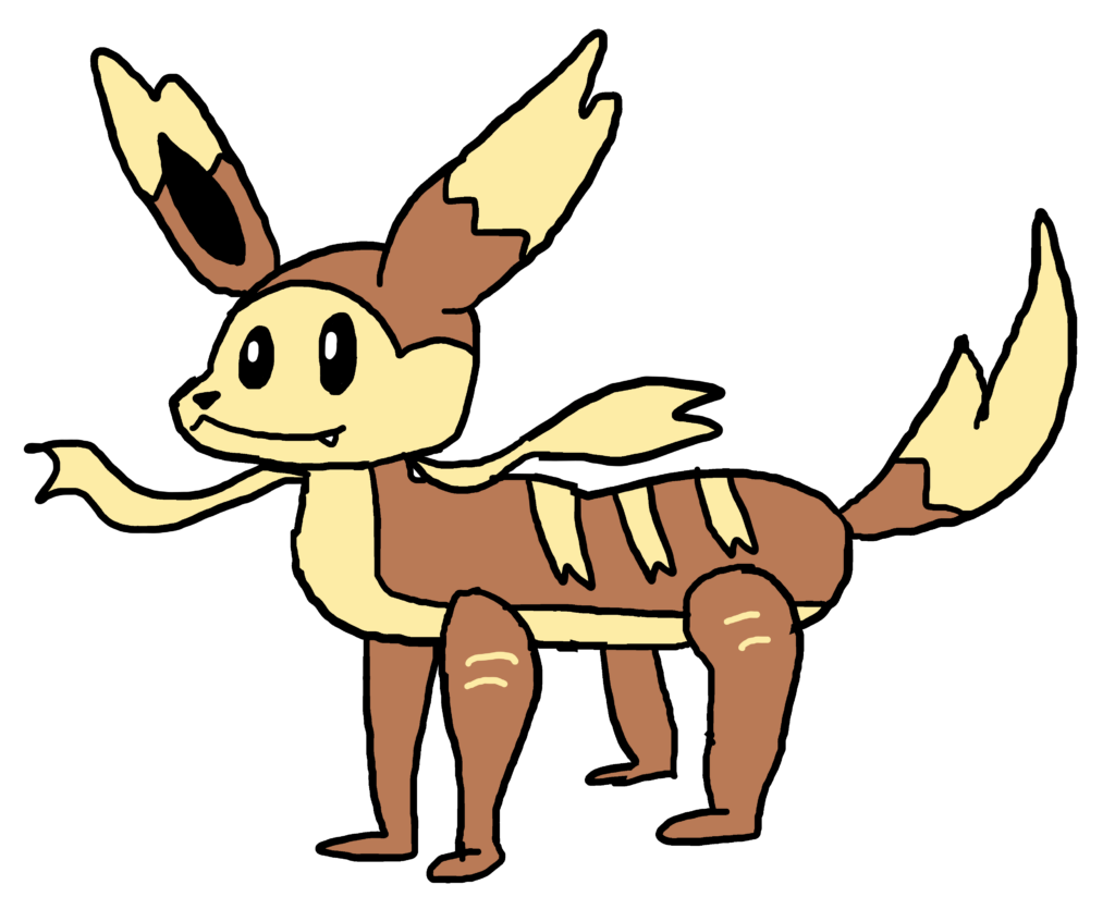 Its my Birthday so I made this Eevolution, and I just made him for fun, so I dont have a name nor tipe.