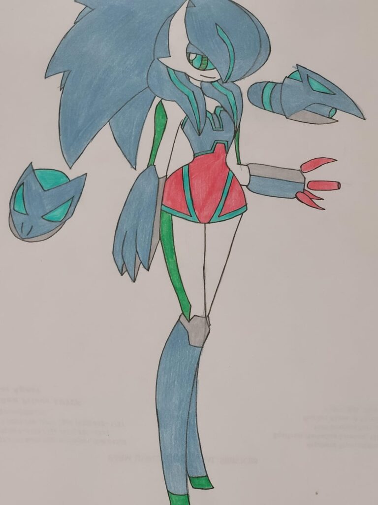 Steel type grifist and fighting type gyroblast (oddly enough both are steel/fighting) Steel grifist are very appreciated in cities and other busy areas. Many parents have one in the house to look after their kids when they are too busy. Fighting gyroblast are just grumpy cyborg gallade.