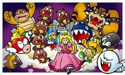 Collection of every official modern Mario image done in the “classic” art style