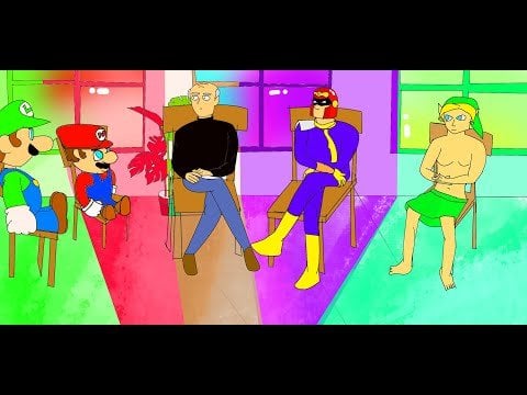 Animated this Smash Bros Parody