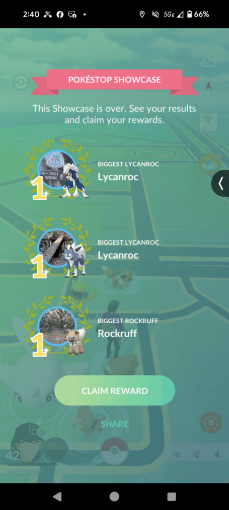 Why I love hiking during showcases.