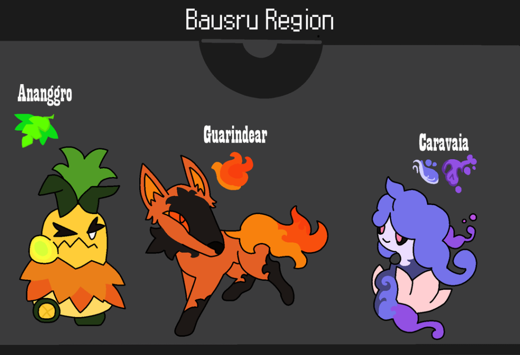 New region + grass type starter evo