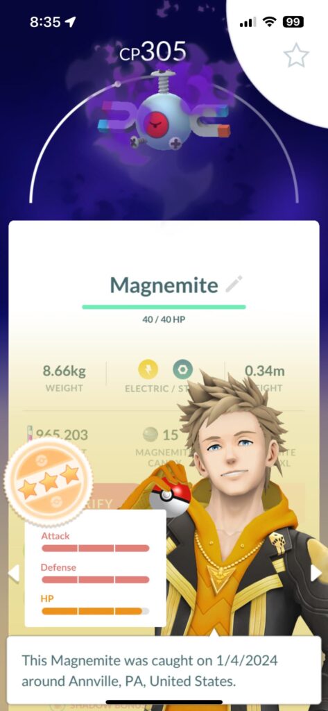 Is this any good to max out? Already have the Hundo magnezone so I don’t need to purify.