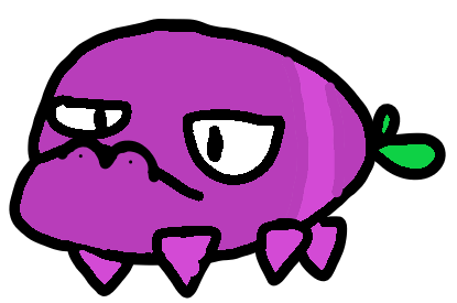 This is Bettipo, the Hippo Radish Pokemon.