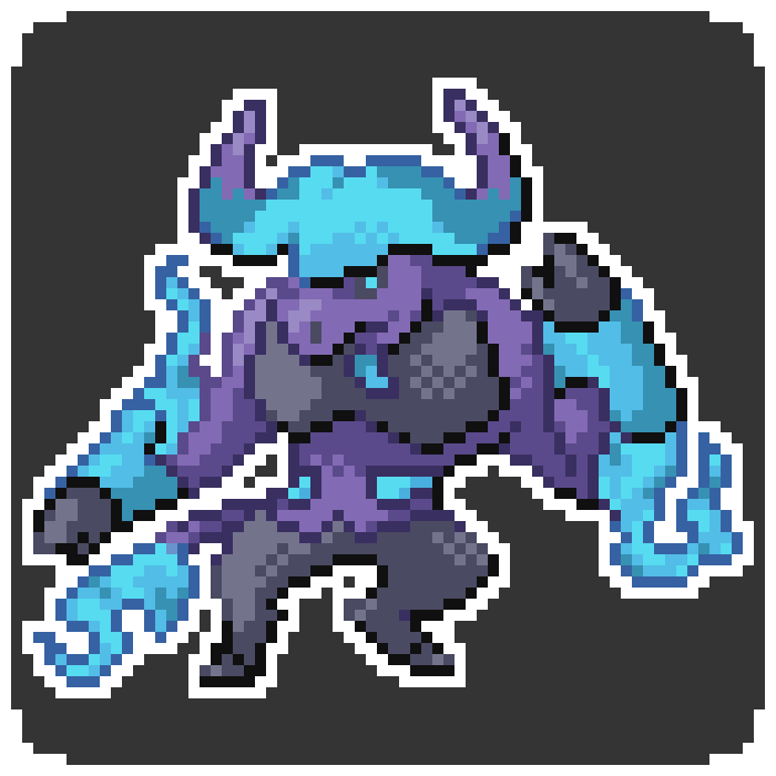 Name this second stage bull fakemon fire starter I made