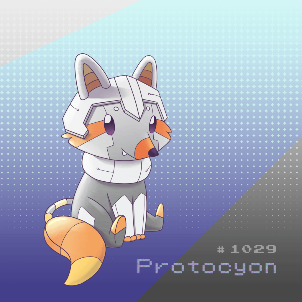 A fire-type Fakemon starter
