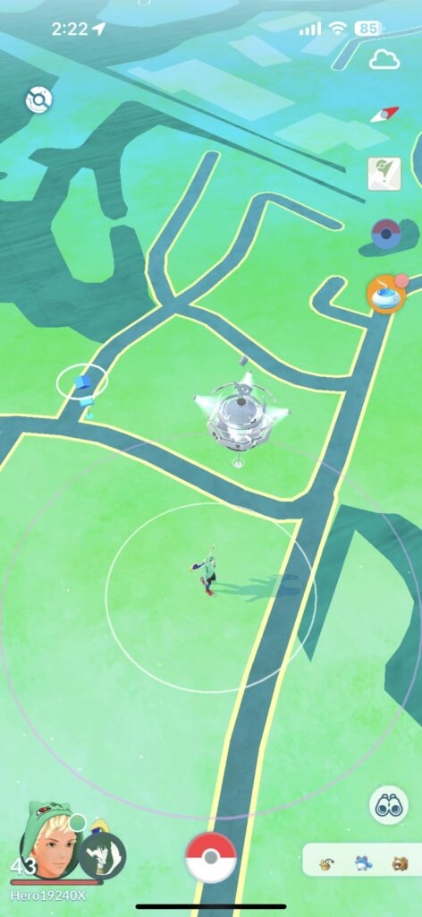 The pokestop right beside where I live became a gym today!