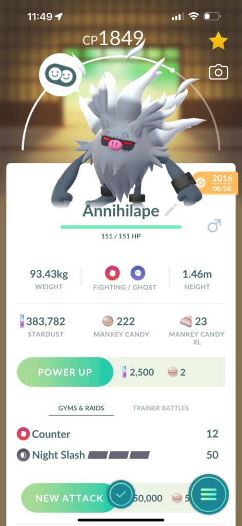 How I was able to evolve Primeape into Annihilape without leaving the house.