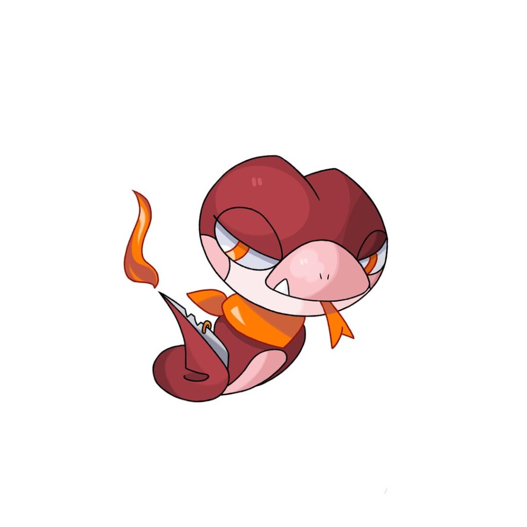 Meet Slithorre, the fire starter for the Lokkund region (commissioned)