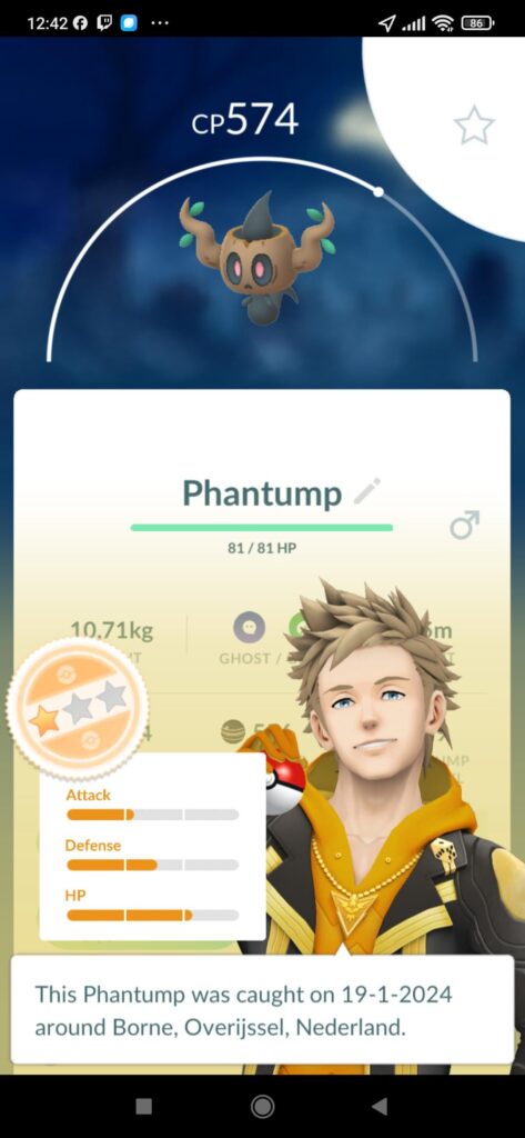 Low IV's catch from Go Battle League