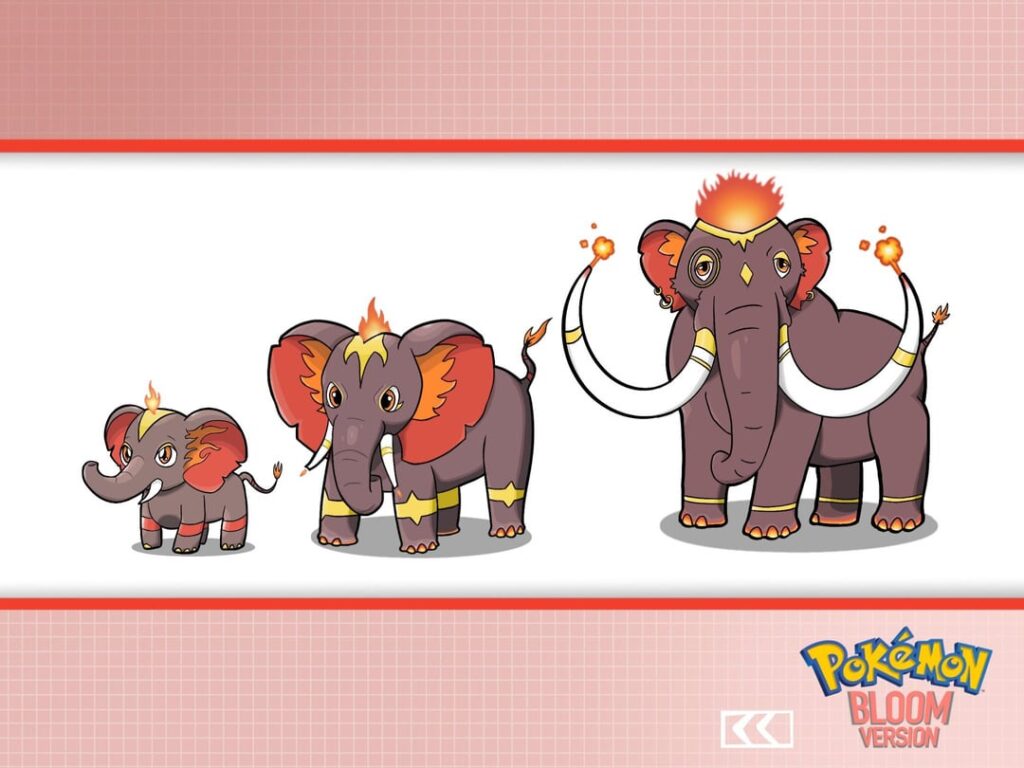 Pokemon Bloom - Fire Starter Line