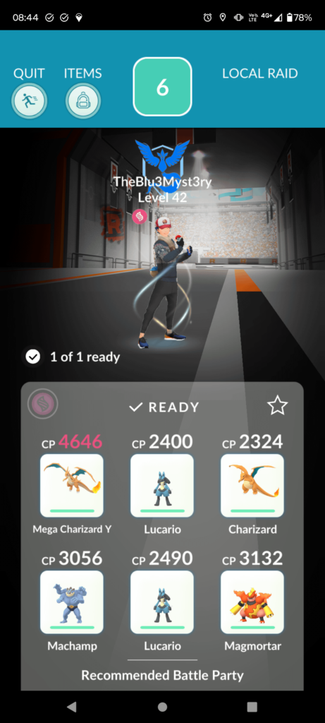 Ready button is finally available for solo raids!