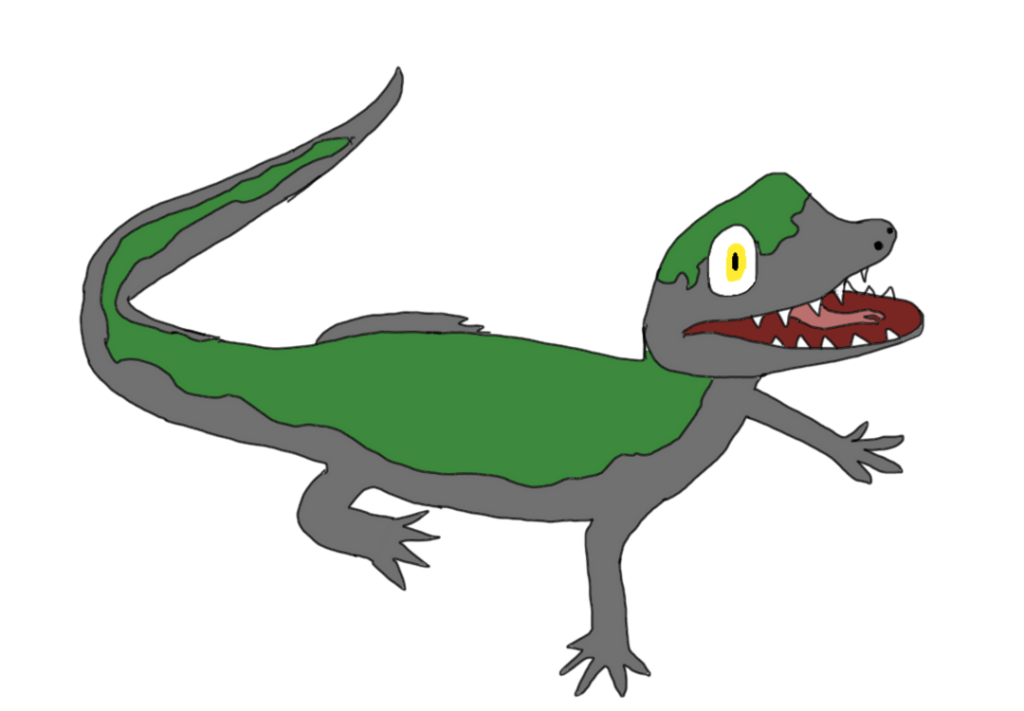 1st Warpia Region Fakemon: Caimoss!!!