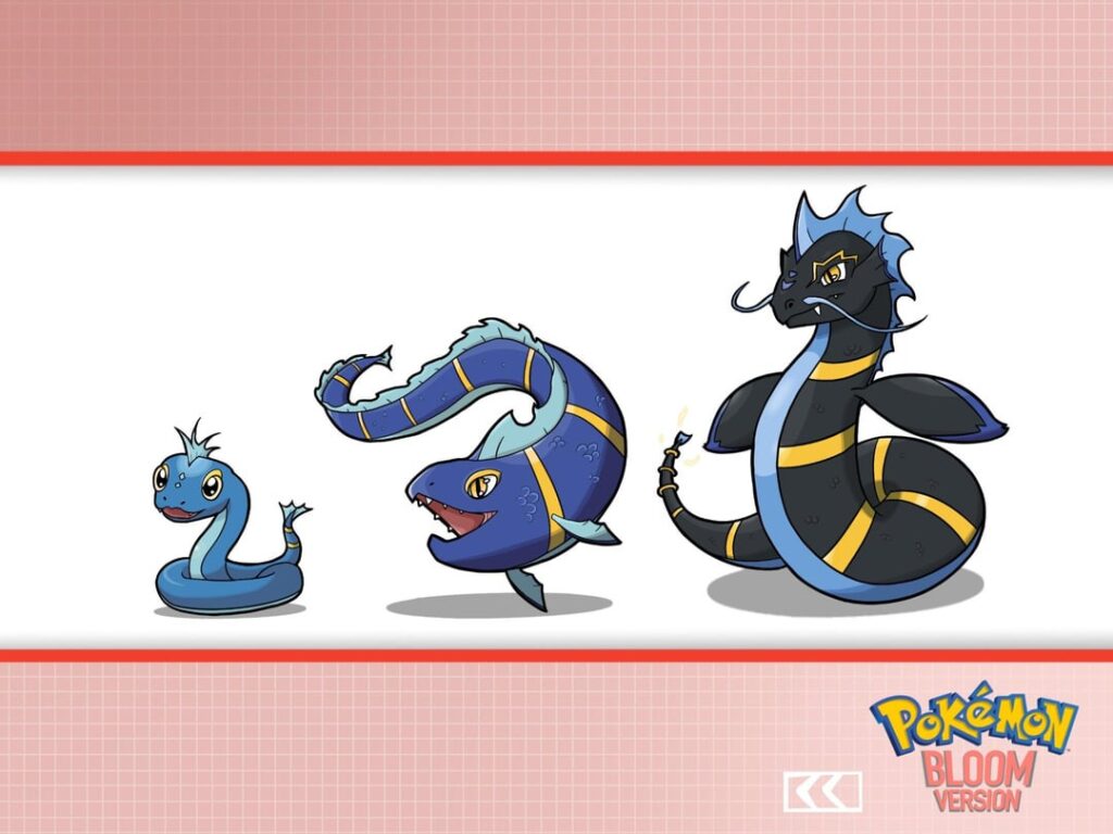 Pokemon Bloom - Water Starter Line