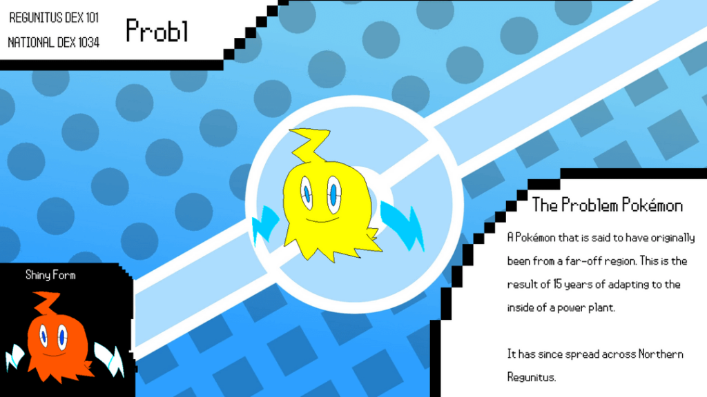 I made this Rotom wannabe. (bro really wants to be Rotom)