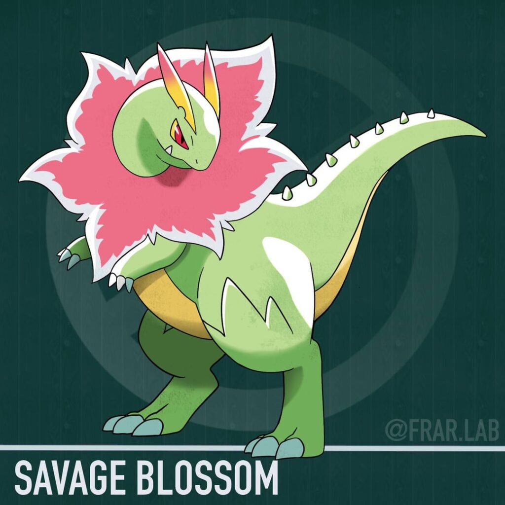 Watch out when you pick up a flowe, it might be a Savage Blossom!