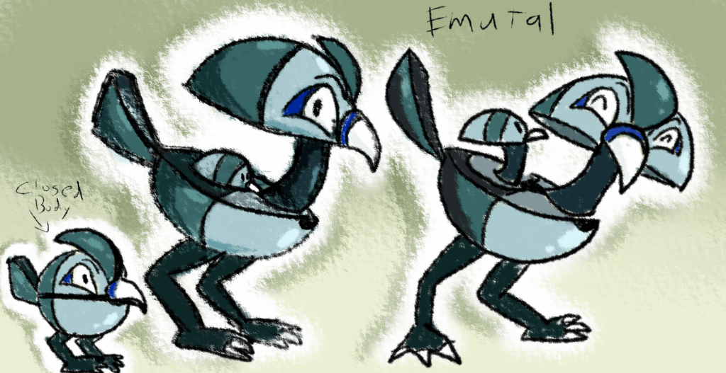 Emutal An Evolution to my Metal orb bird. (More info in the body Text)