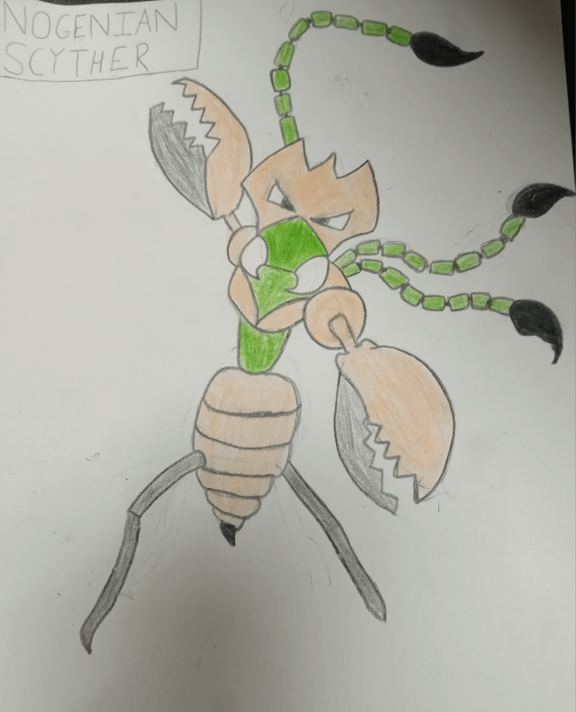 My regional varient of scyther.