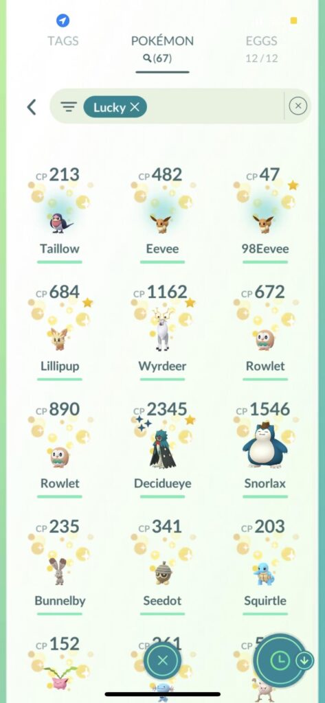 Curious about lucky trades..