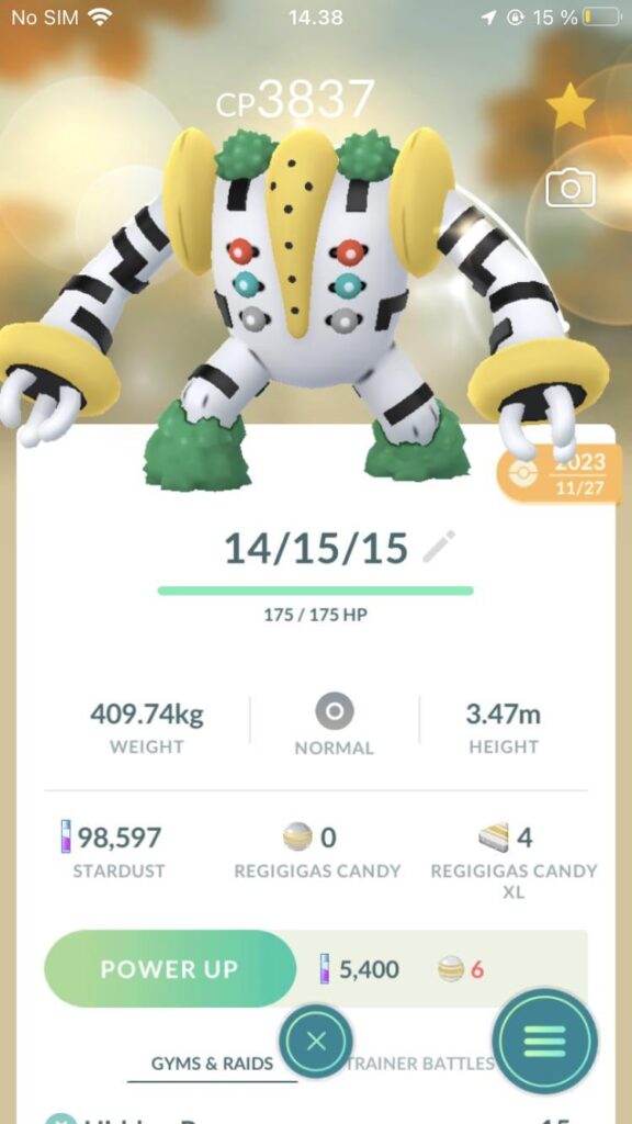 Return vs Giga Impact on Regigigas?