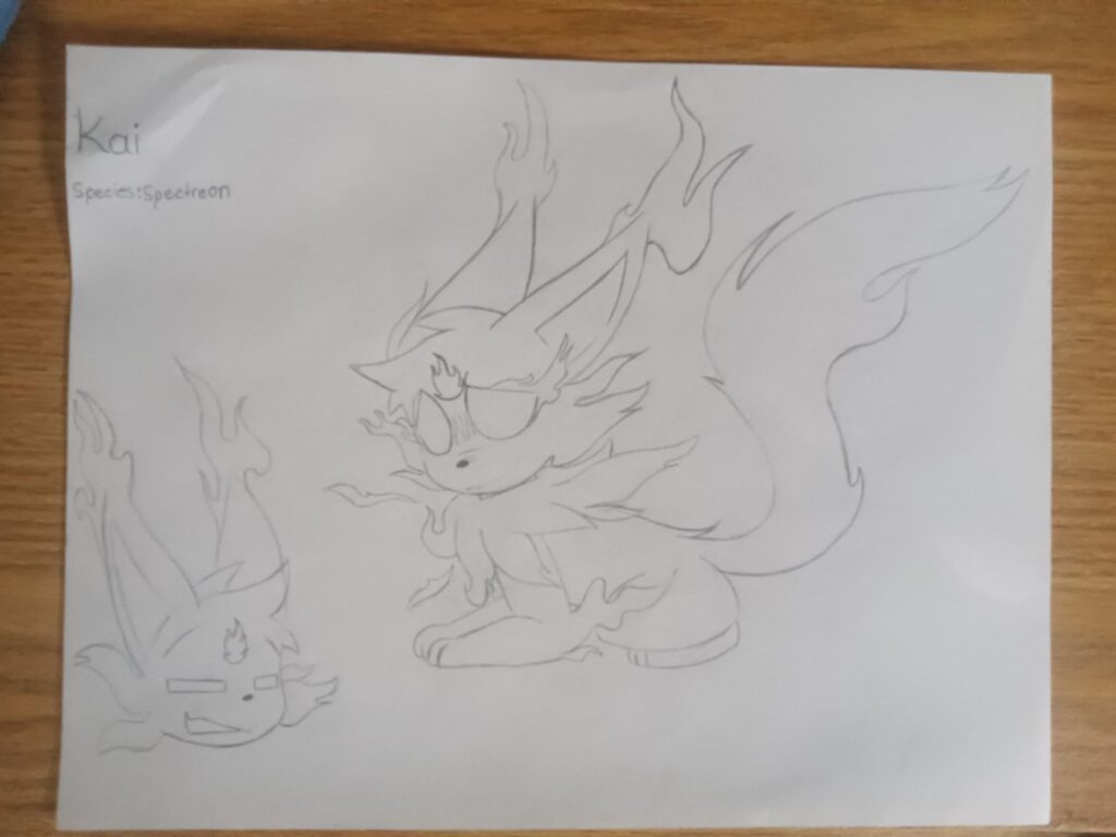 My custom Eeveelution called Spectreon