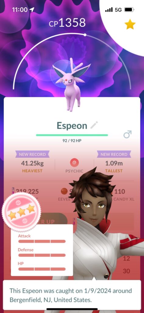 just caught my first hundo in the wild :)