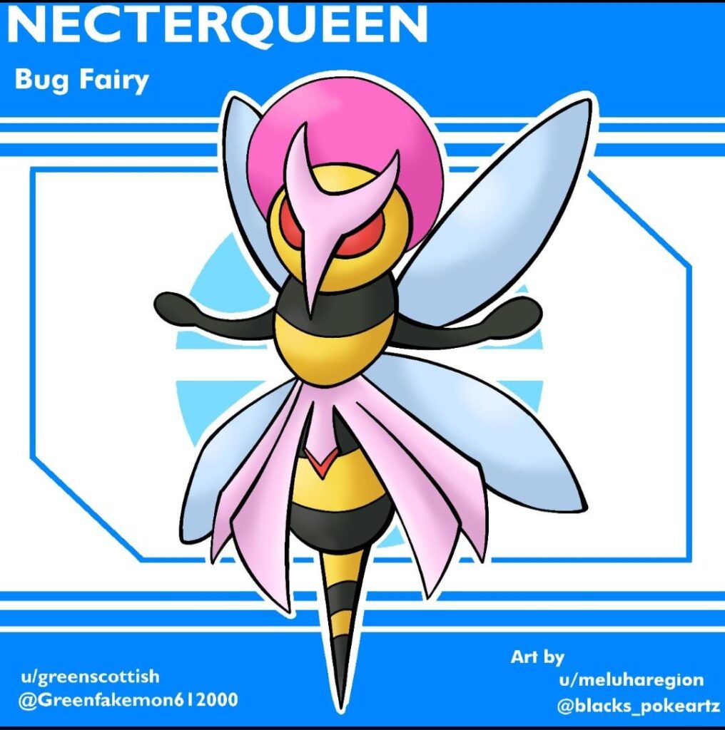 Female Necterbee evolves into this!