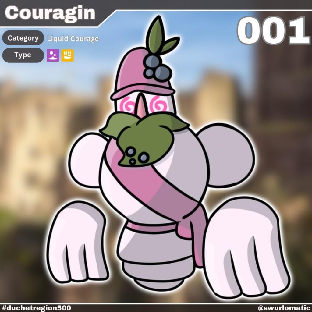 Couragin - if ‘Dutch Courage’ was a FakéMon