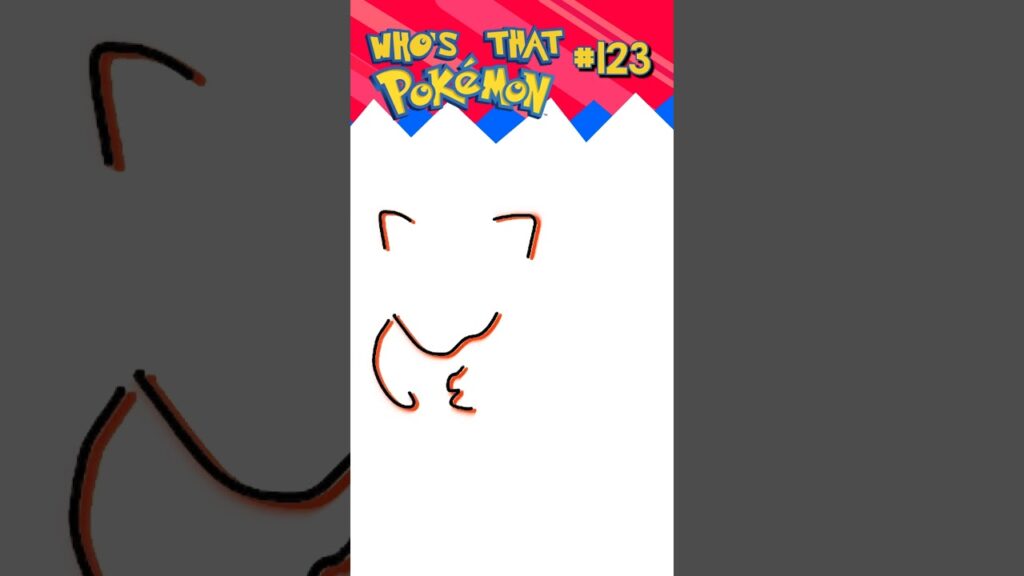 Guess this Pokemon - Guessing Game (123) #pokemon #nintendo #shorts #drawing