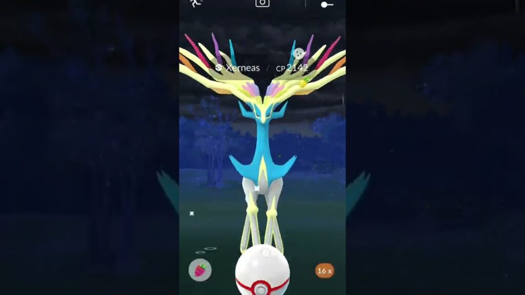 Why Shiny Xerneas looks different when catching... Neutral & Active mode in Pokemon GO #pokemongo