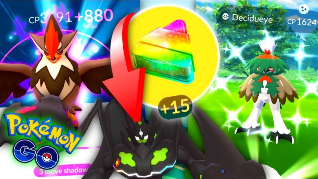 *SHINY DECIDUEYE RAID DAY RESULTS* XL Candy 550K stardust on.... Pokemon GO