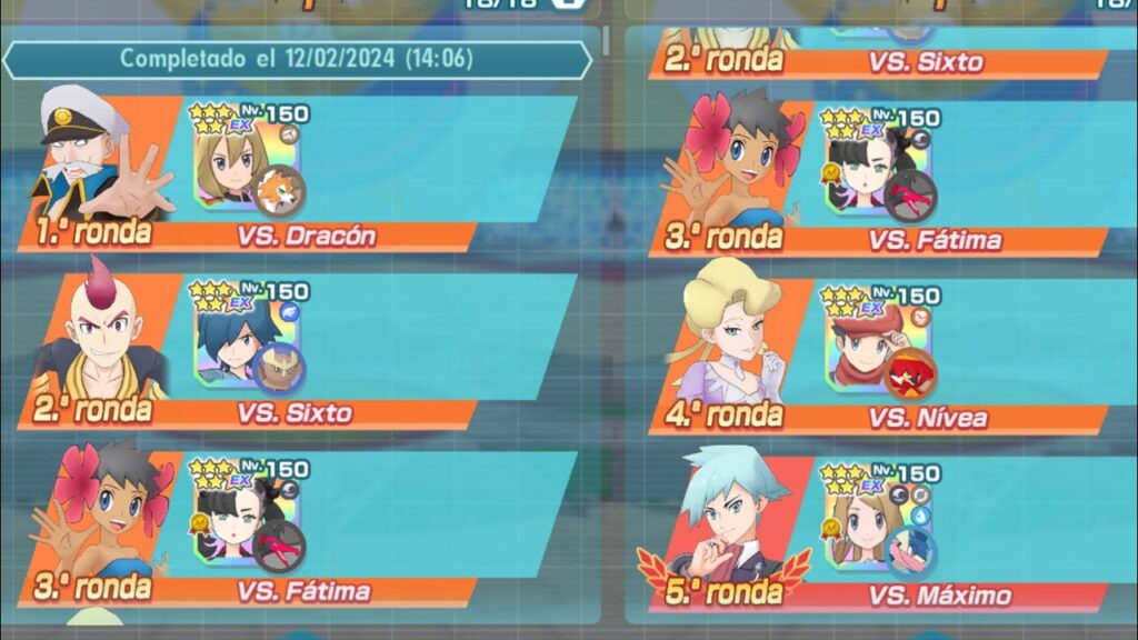 E4 Hoenn 1vs3 15.000pts (Semana 181) -Pokemon Masters EX-