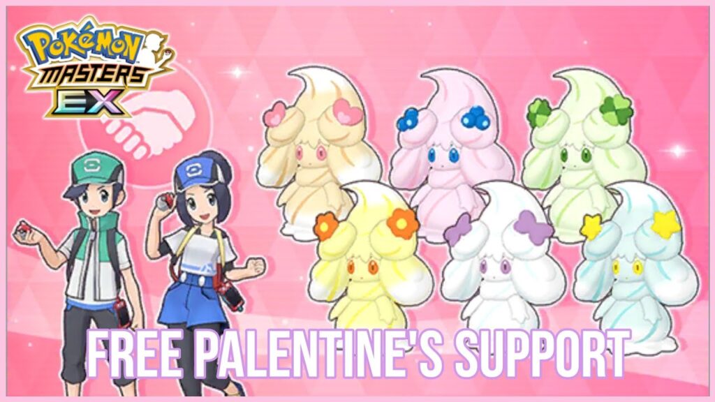 A Free Support Sync-Pair (Palentine's Gift)! | Pokemon Masters EX