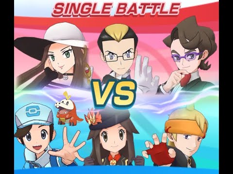 Pokemon Masters EX I Striker Fuecoco-NC Leaf-SS Morty Take Down Darach !