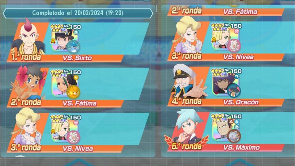 E4 Hoenn 1vs3 15.000pts (Semana 182) -Pokemon Masters EX-