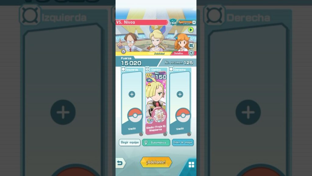 Gladio(Traje S) y Magearna 1vs3 Offtype 3000pts -Pokemon Masters EX- #pokemon #pokemonmasters