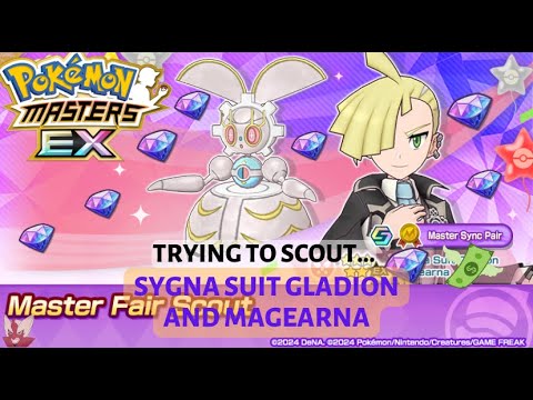 [Pokemon Masters EX] LIVE!! Pulling Sygna Suit Gladion and Magearna!!