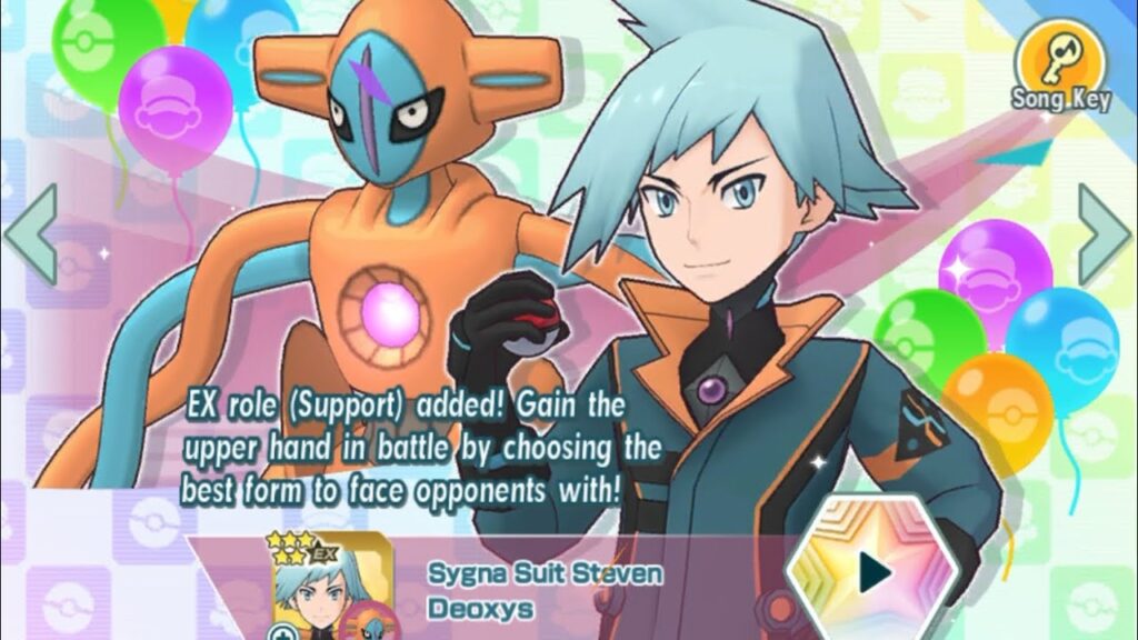 Pokemon Masters EX Pulling SS Steven & Deoxys