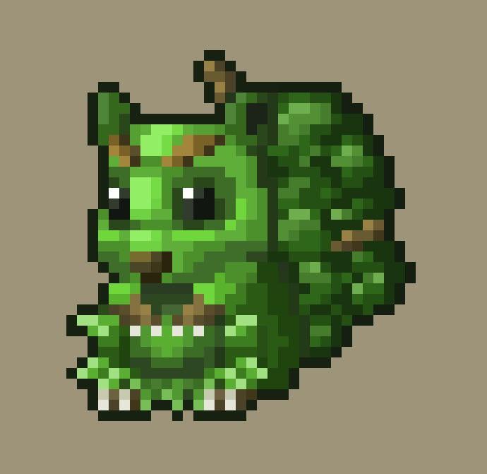 Redid the thicket squirrel, not longer just a colored animal.