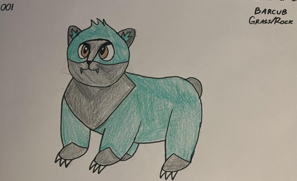 My first Fakemon - Barcub