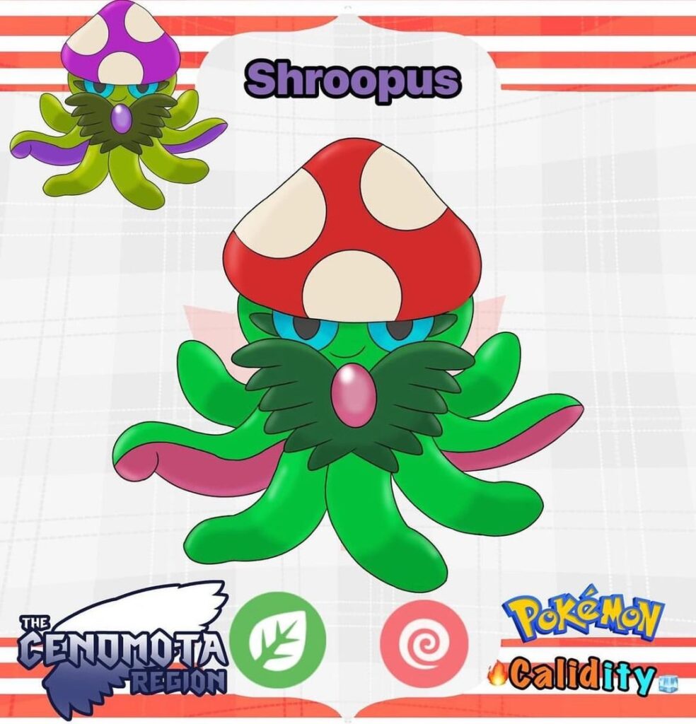 Here’s this trio of Pokemon . The pansage trio equivalent. Their trio name is called Cephalopods witches (Check message below)