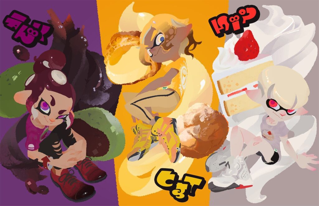 Splatoon 3 - New Regional Splatfest Announced for Japan (Bean Paste vs Custard vs Whipped Cream)