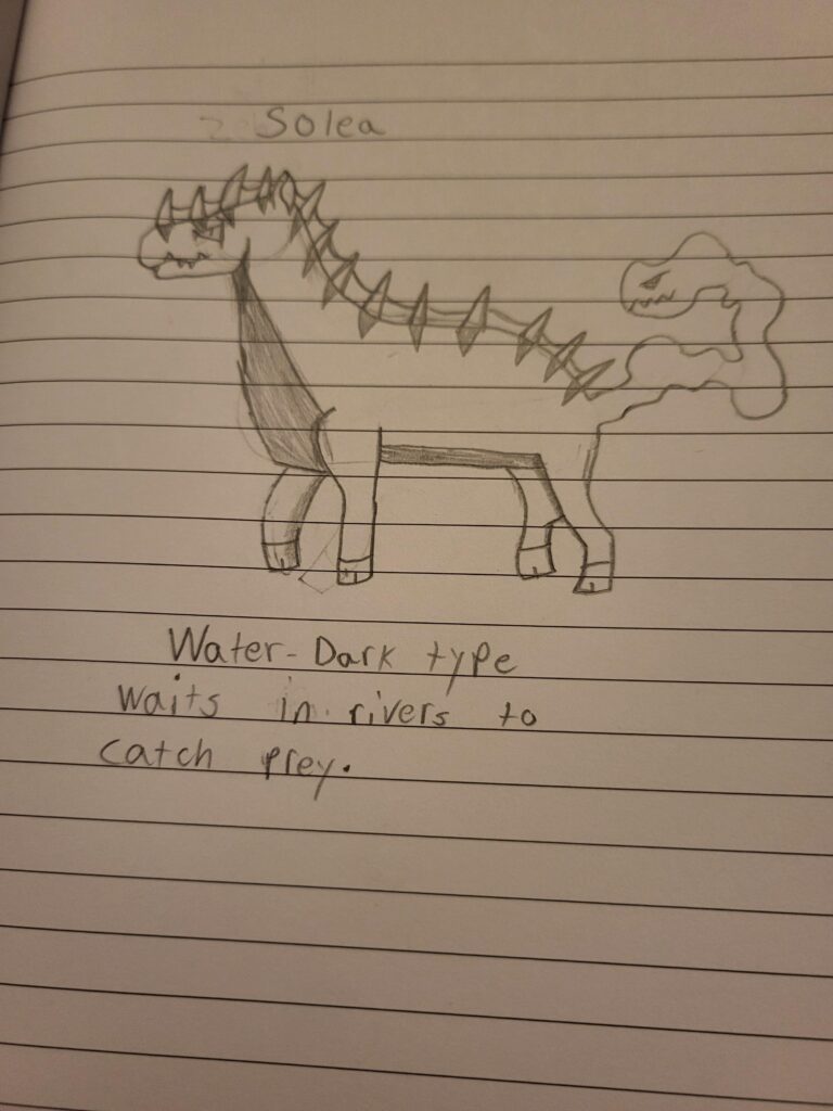If I ever do make a fakemon region, this would be a the final starter evo