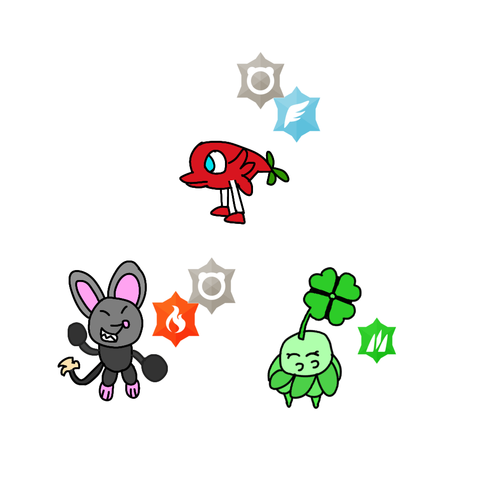 Route 1 fakemons, 3/5, just need to make the bugs now..