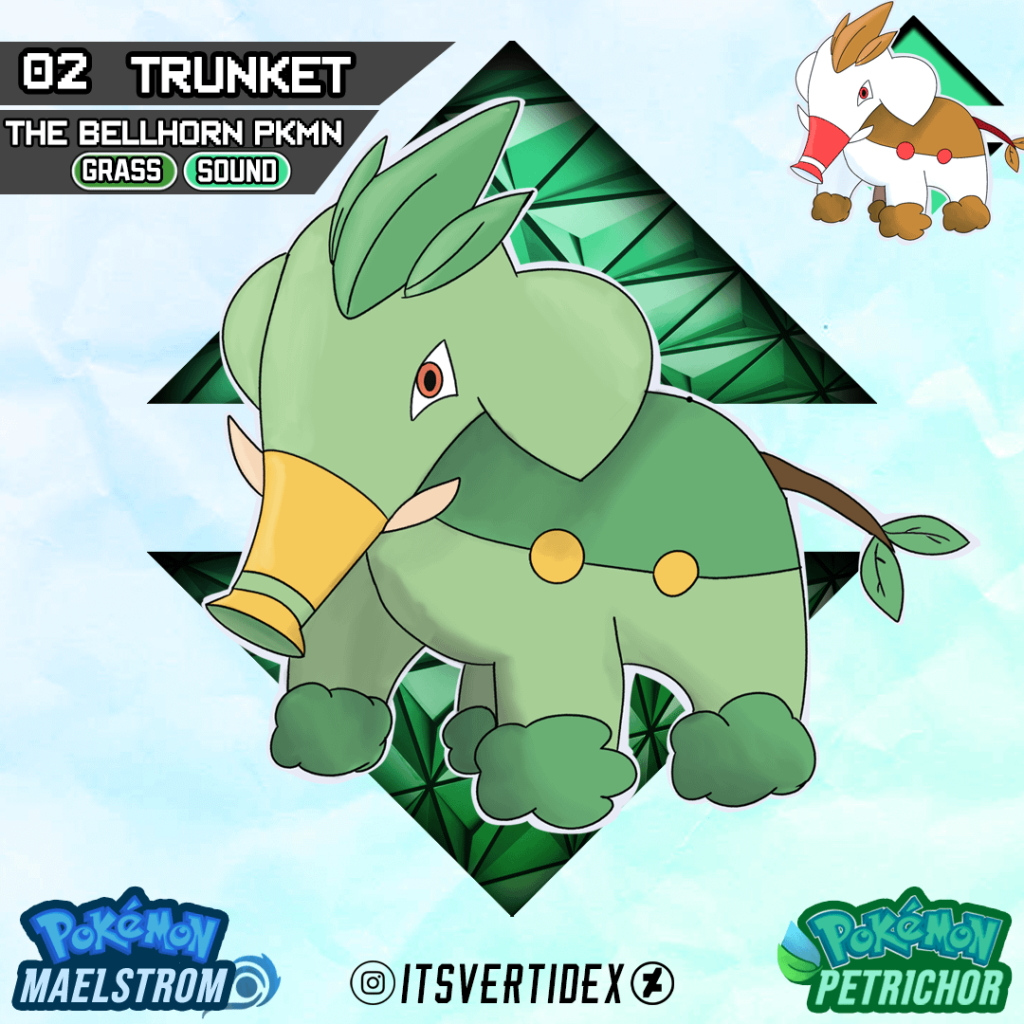 Meet Trunket, the second stage of my grass starter!