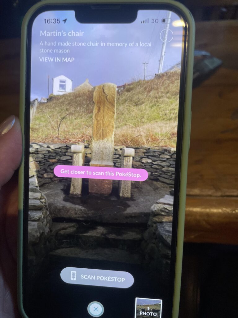 My father’s memorial is a poke stop!