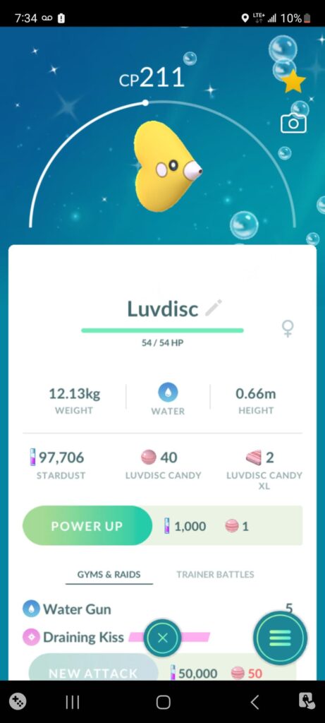 Just got a shiny Livdisc!